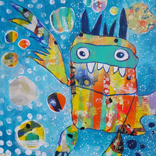 Load image into Gallery viewer, Navy Short Sleeve Monster T-Shirt
