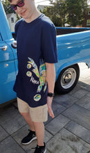 Load image into Gallery viewer, Navy Short Sleeve Monster T-Shirt
